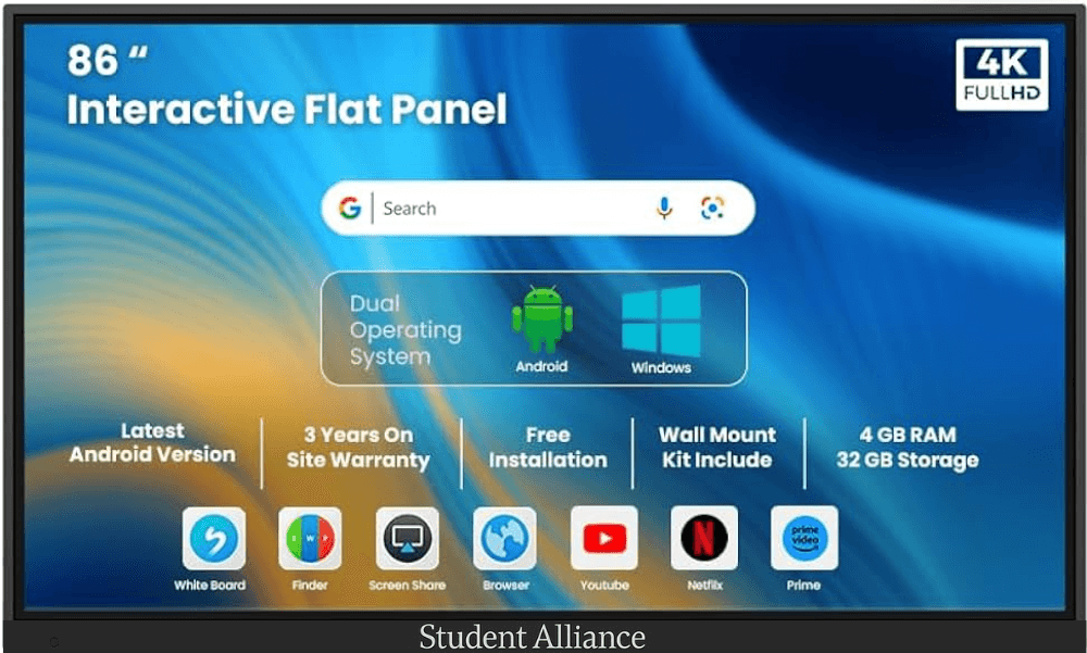 Read more: 86-Inch Digital Boards Guide